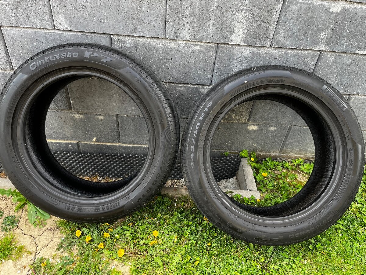 245x50 R19 letne  pneu Pirelli