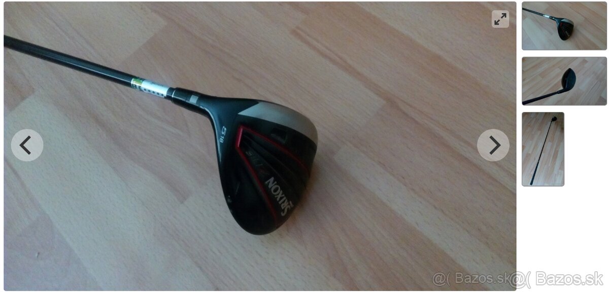 SRIXON 5W Z F85 drevo fairway wood driver golfove palice