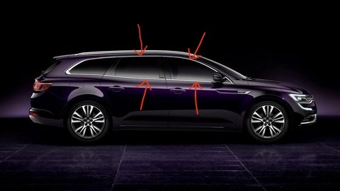 Renault Talisman kombi- lišty okien