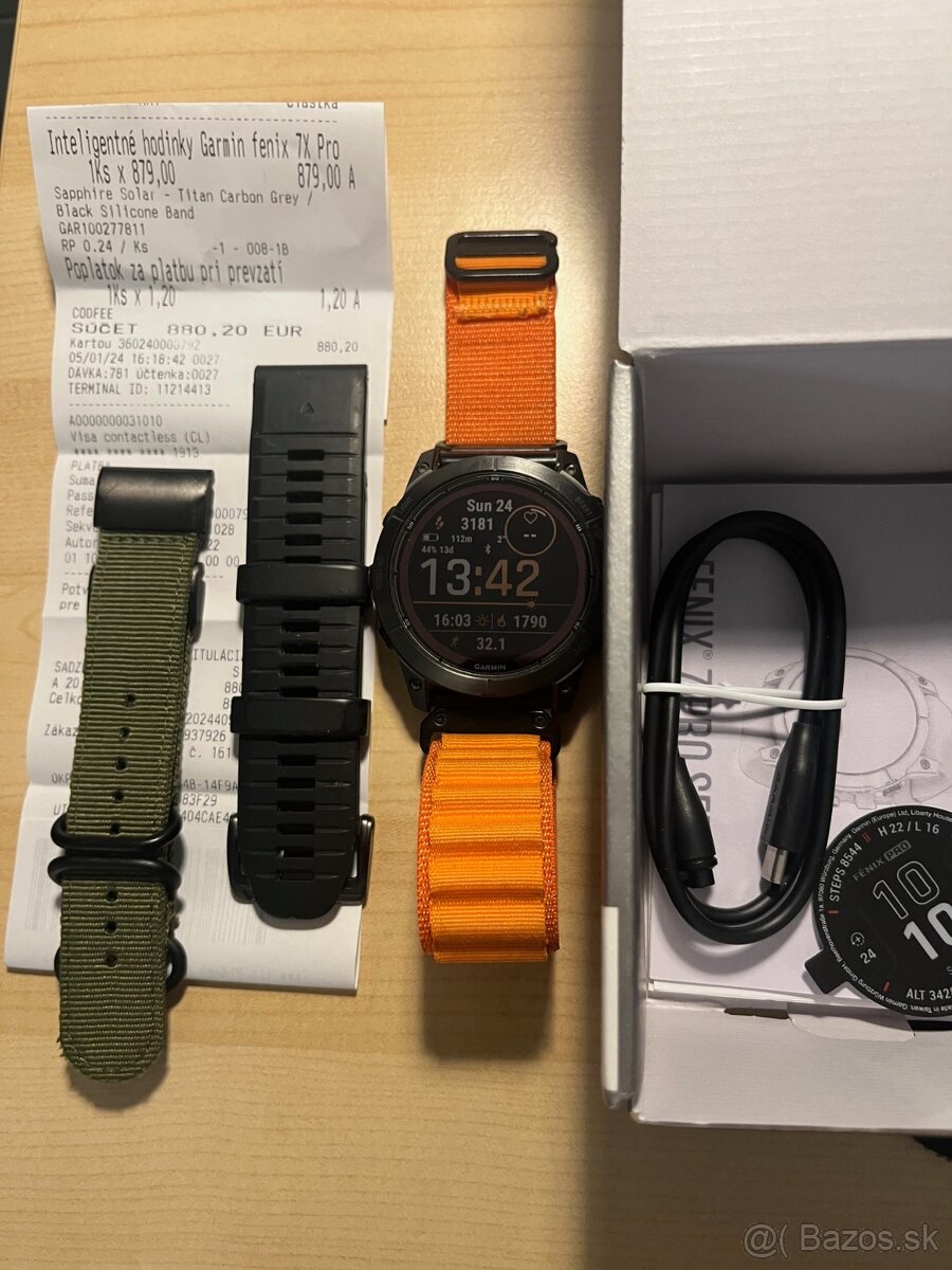 Garmin Fenix 7X Pro Sapphire Solar