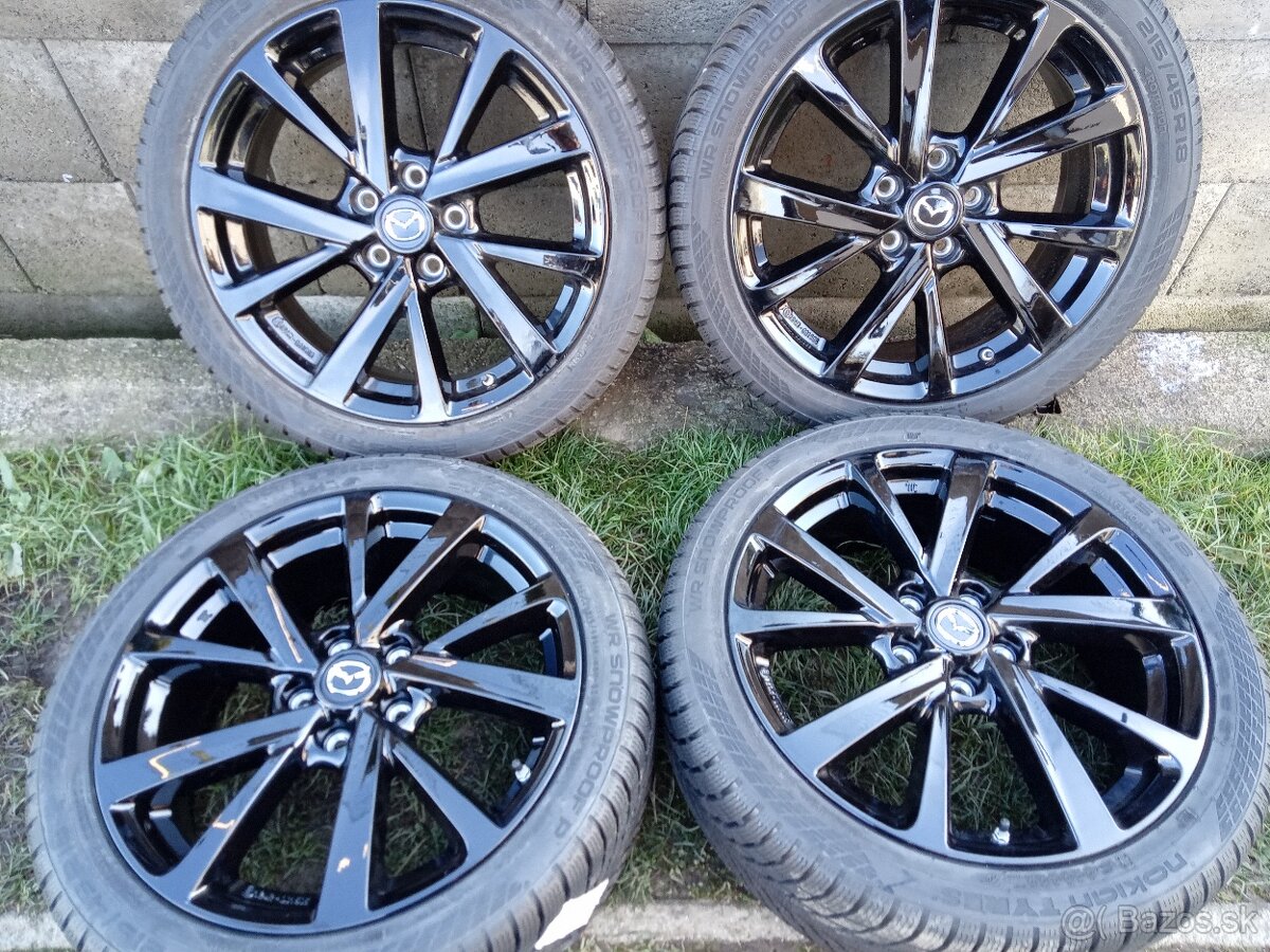 MAZDA 18"///215/45 R18///SNÍMAČE -ZIMNÁ SADA