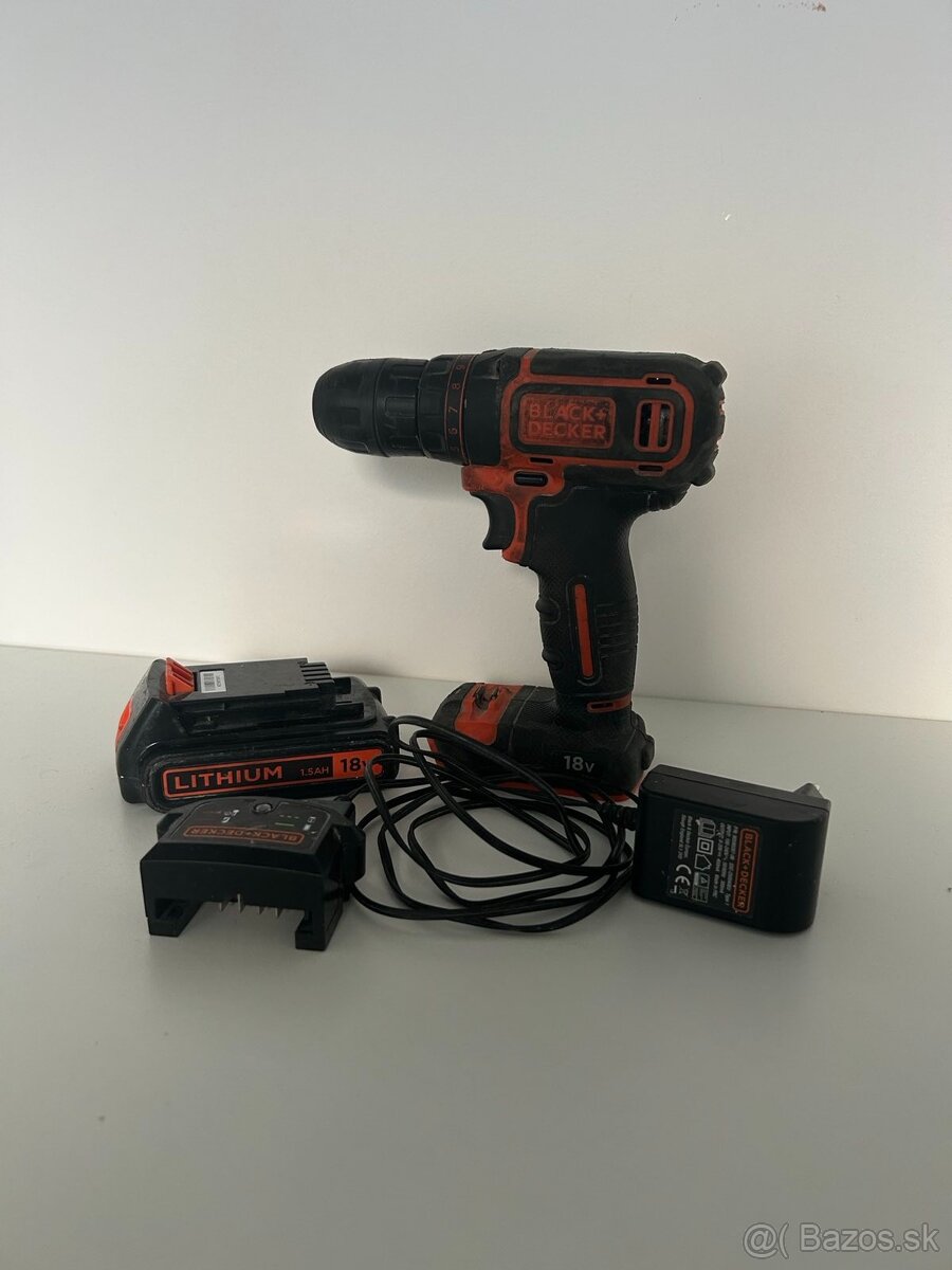 Aku vŕtačka BLACK & DECKER BDCDC18