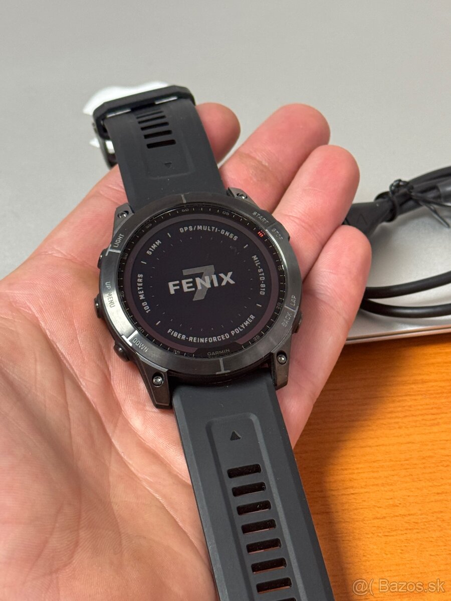 Garmin Fenix 7x Solar - len odskúšané