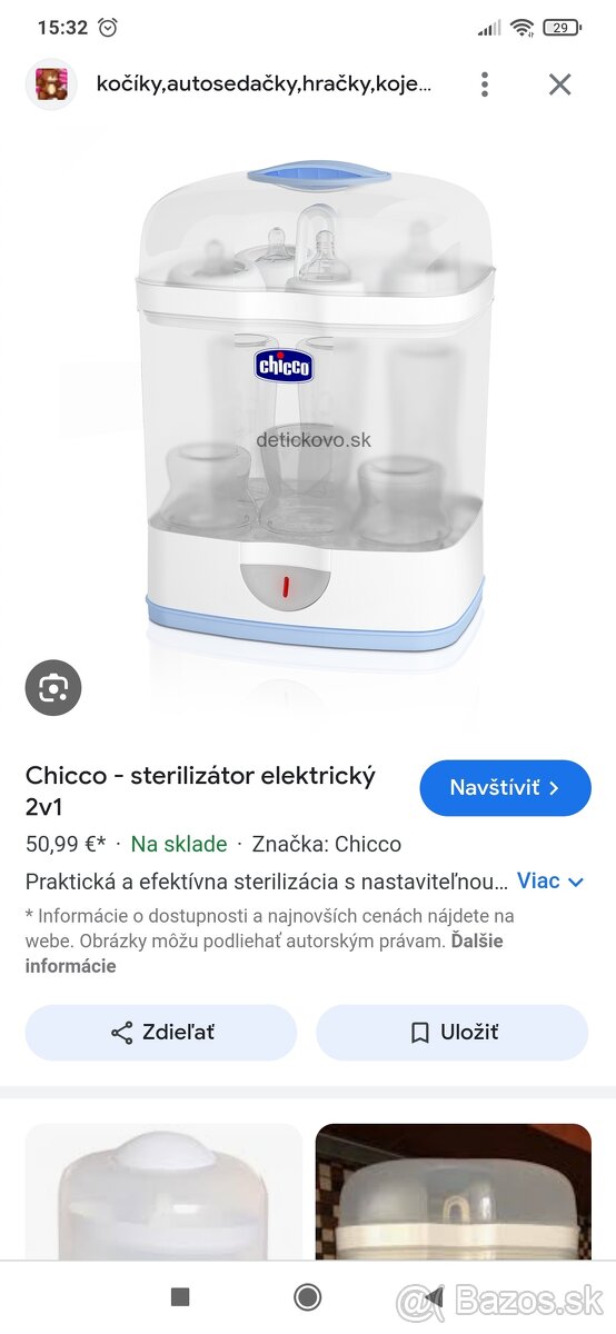 Sterilizátor fliaš