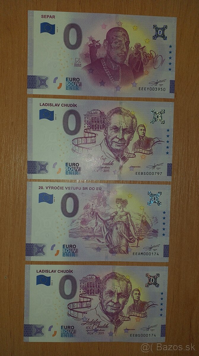 0 euro bankovka, 0 euro souvenir, 0€ bankovka 02