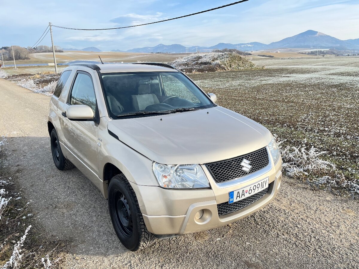 Suzuki Grand Vitara 1.9DDIS 2007 4x4, nová STK, ťažné