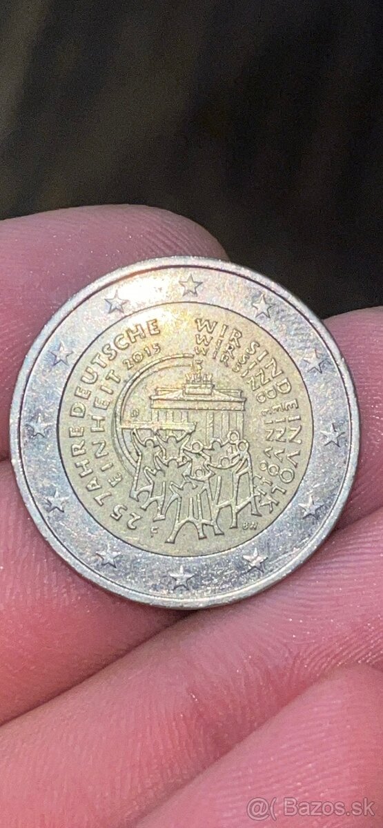 2 Euro minca 25 years of German unity 2015 F