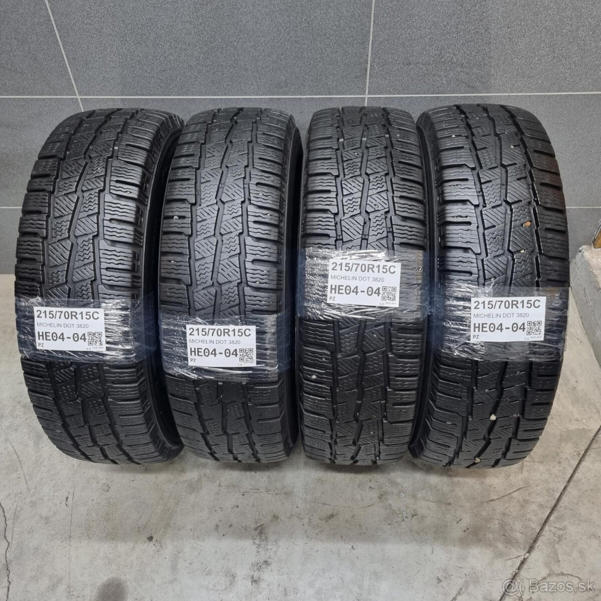 Dodávkové zimné pneu 215/70 R15C MICHELIN DOT3820