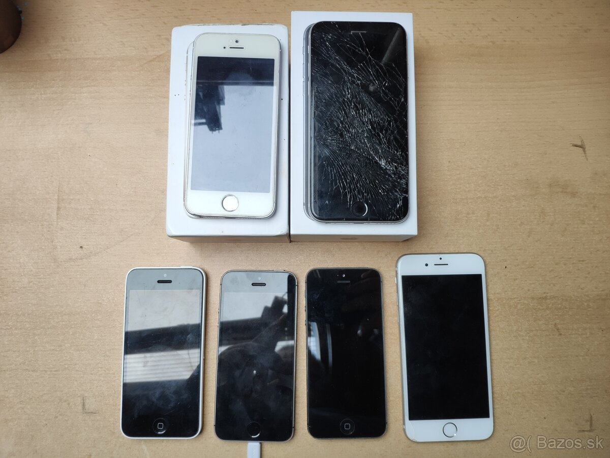 6x Apple iPhone 5C, 5, 6S