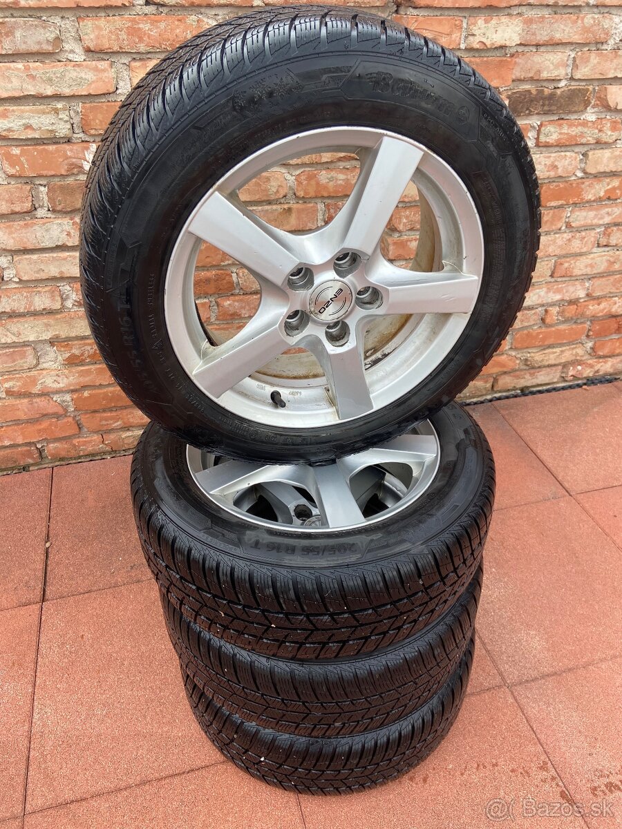 Disky 5x112 so zimnými pneu 205/55 R16