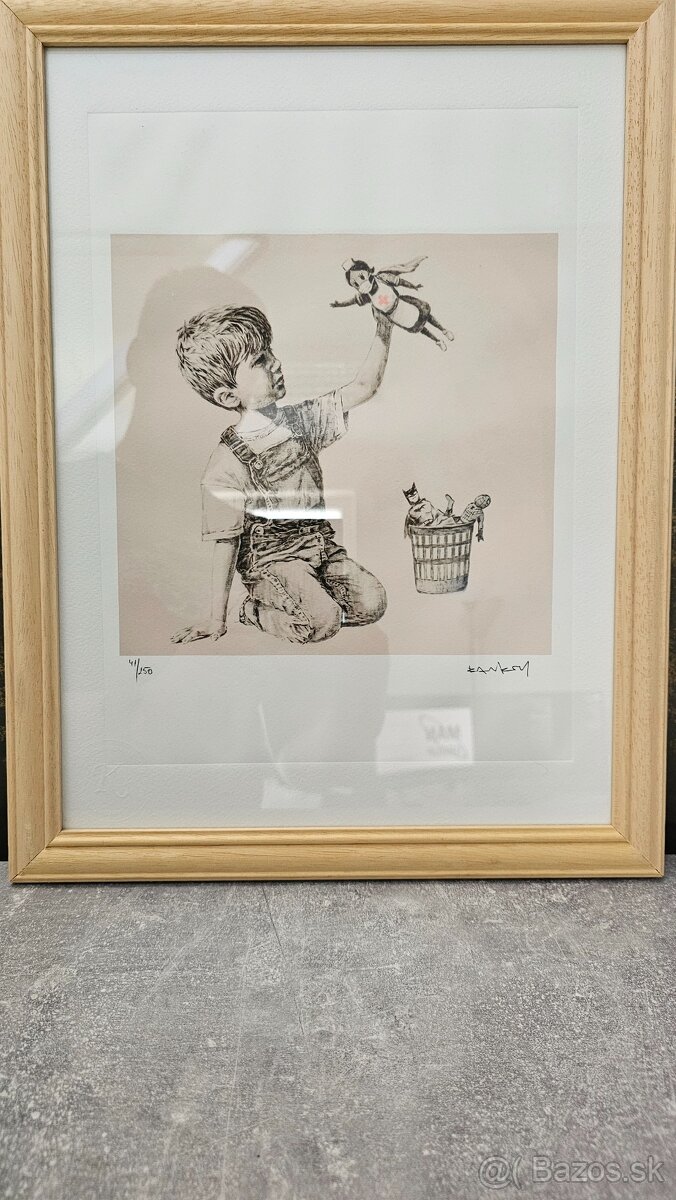 BANKSY LITOGRAFIE CERTIFIKAT