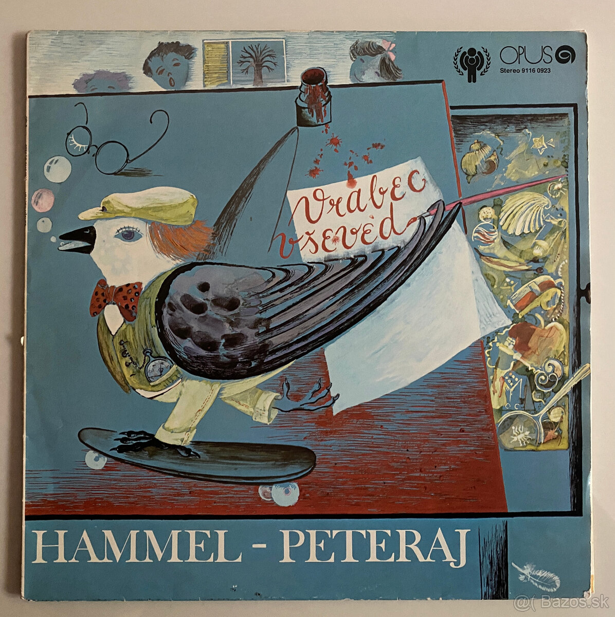 LP PAVOL HAMMEL Vrabec Vševed stav EX OPUS 1979