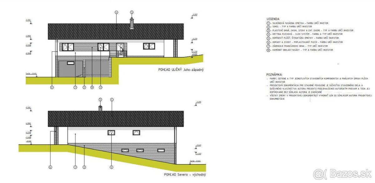 Predám STAVEBNÝ POZEMOK + PROJEKT RD + stav. povolenie