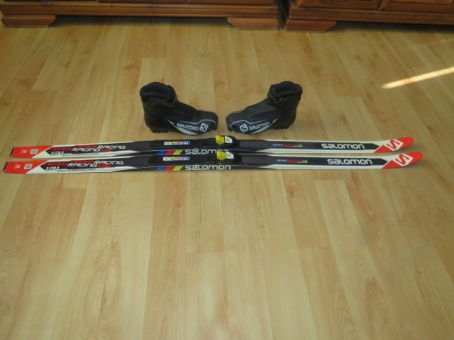 Predam bezkovy set,SALOMON,151 cm,SNS,c.37,supiny