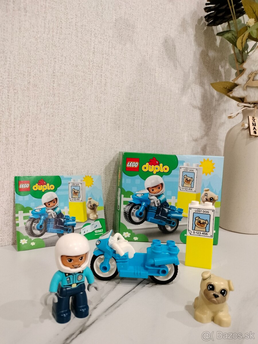 Lego Duplo 10967 – Policajná motorka