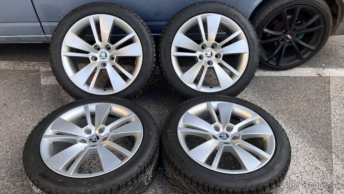 ❄️Zimná sada 5x112 r18 škoda zenith