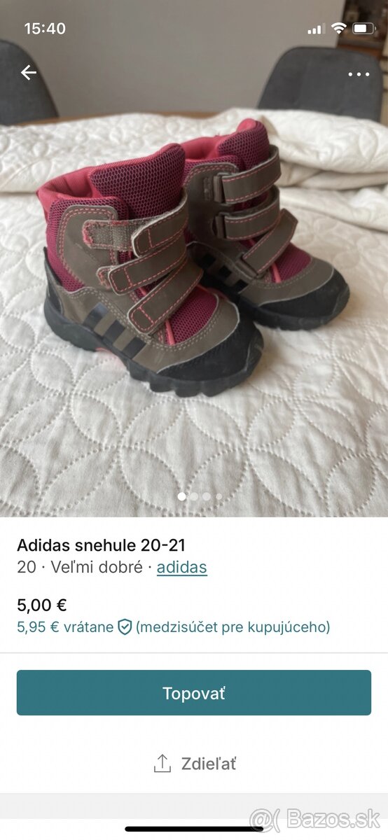 Adidas detské snehule 20-21