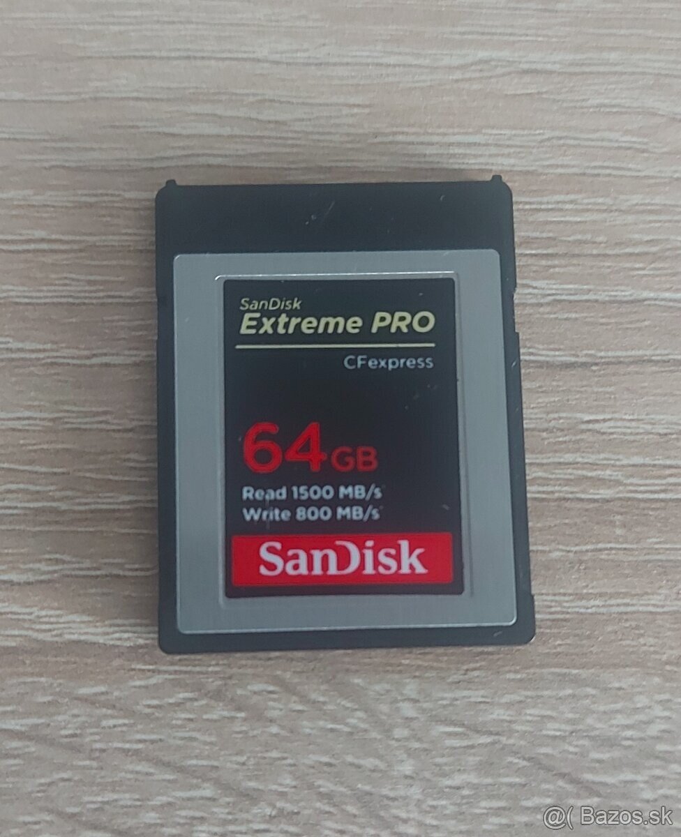 CFexpress Sandisk Extreme PRO pamätová karta 64GB