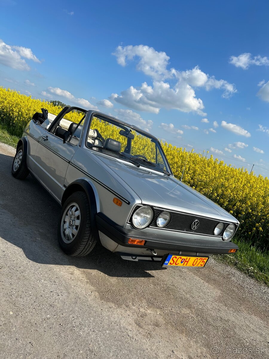 Predám Volkswagen Golf mk1 cabrio