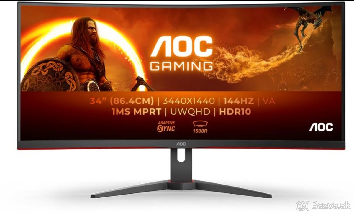 34" AOC CU34G2XE/BK Gaming