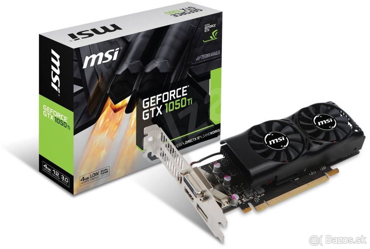 MSI GeForce GTX 1050Ti 4GB OC