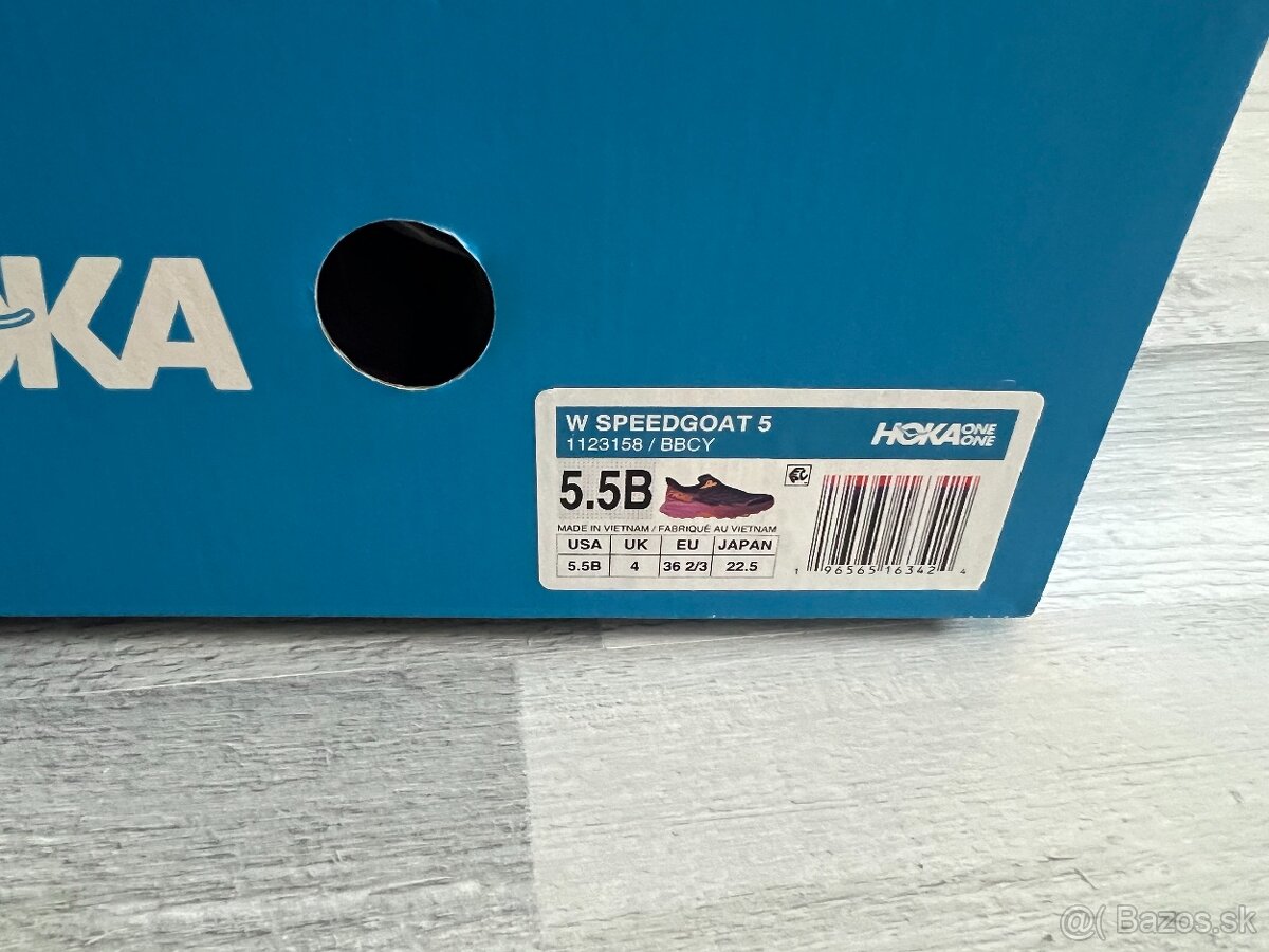 NOVÉ Hoka Speedgoat 5 36/2/3 NOVÉ