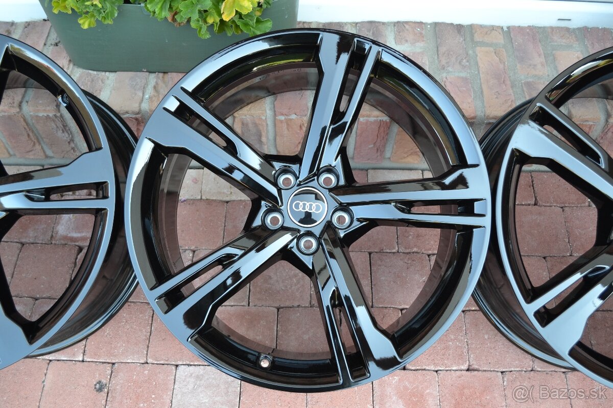 5x112 R20 Hlinikove disky Original Audi A8 Black