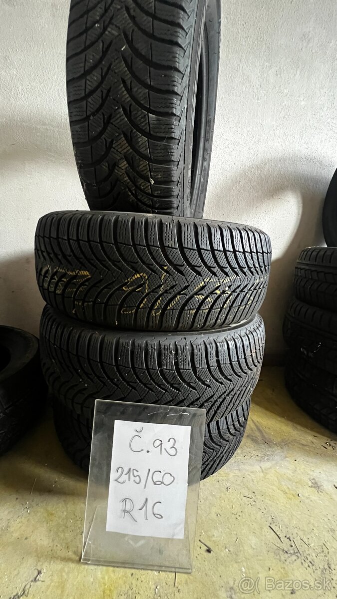 93. Michelin Alpin A4 215/60 R16