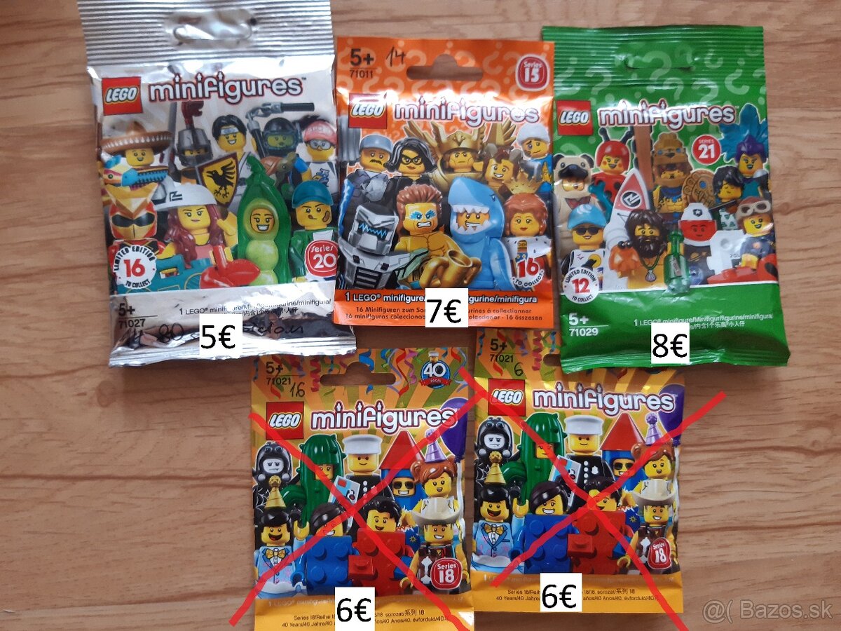 Ponúkam LEGO mix figúrok z rôznych sérií