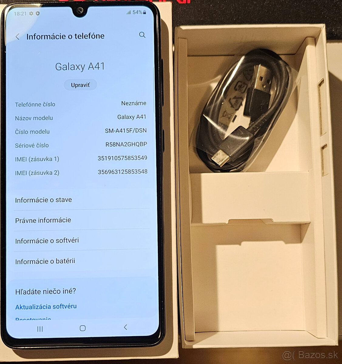 Samsung Galaxy A41 64GB SM-A415F/D5N