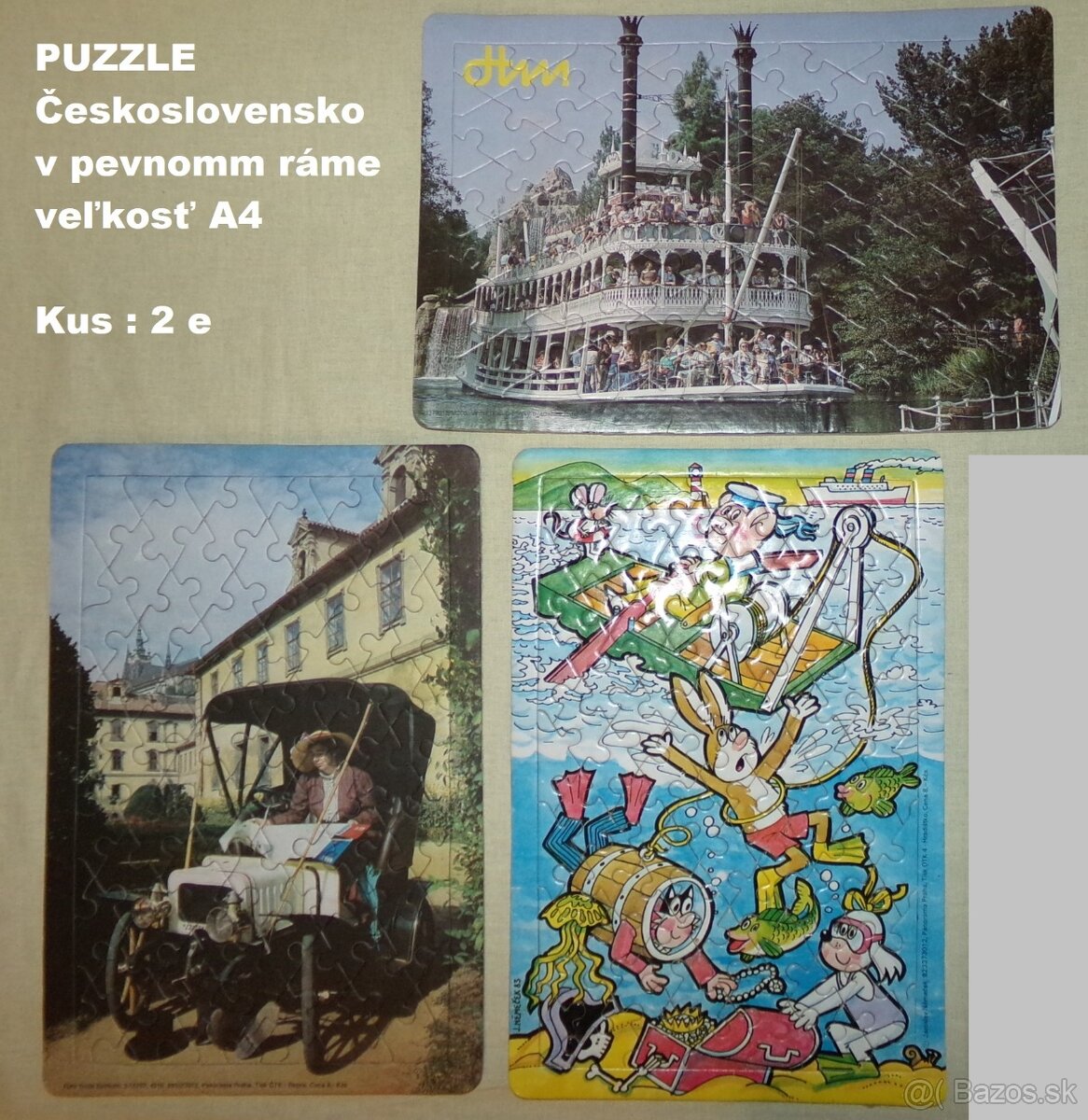 retro puzzle Made in Czechoslovakia