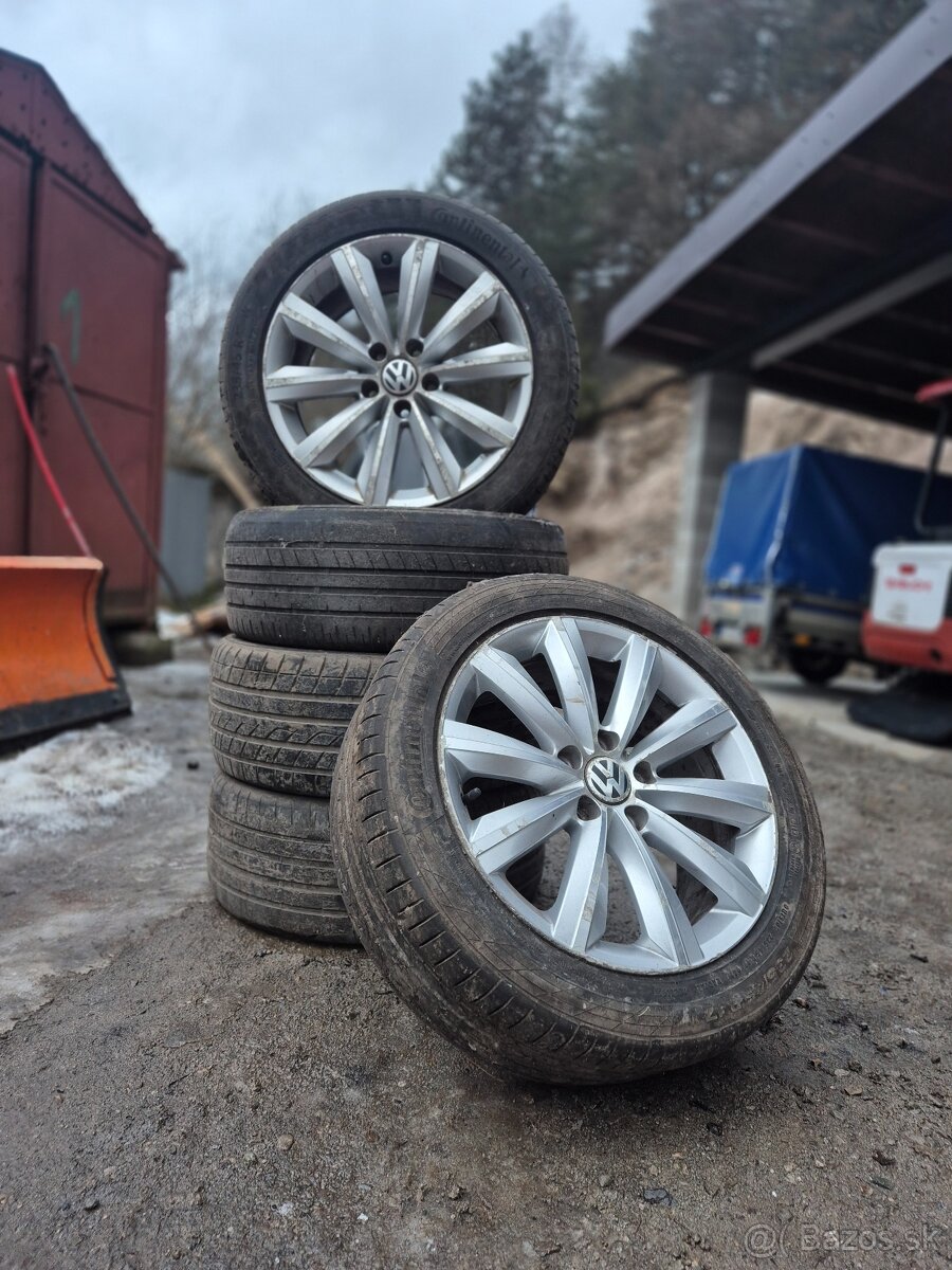 Predám elektróny 5x112r17 originál VW GROUP - 5kusov