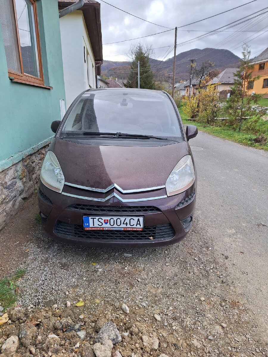 Predám Citroën C4 picasso 1,6 hdi 81kw, r.v. 2009