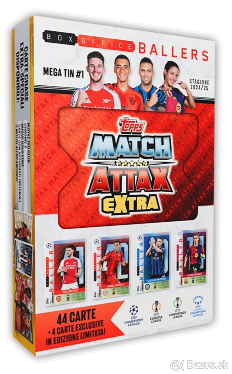 Match Attax Extra Mega Tin BOX OFFICE BALLERS