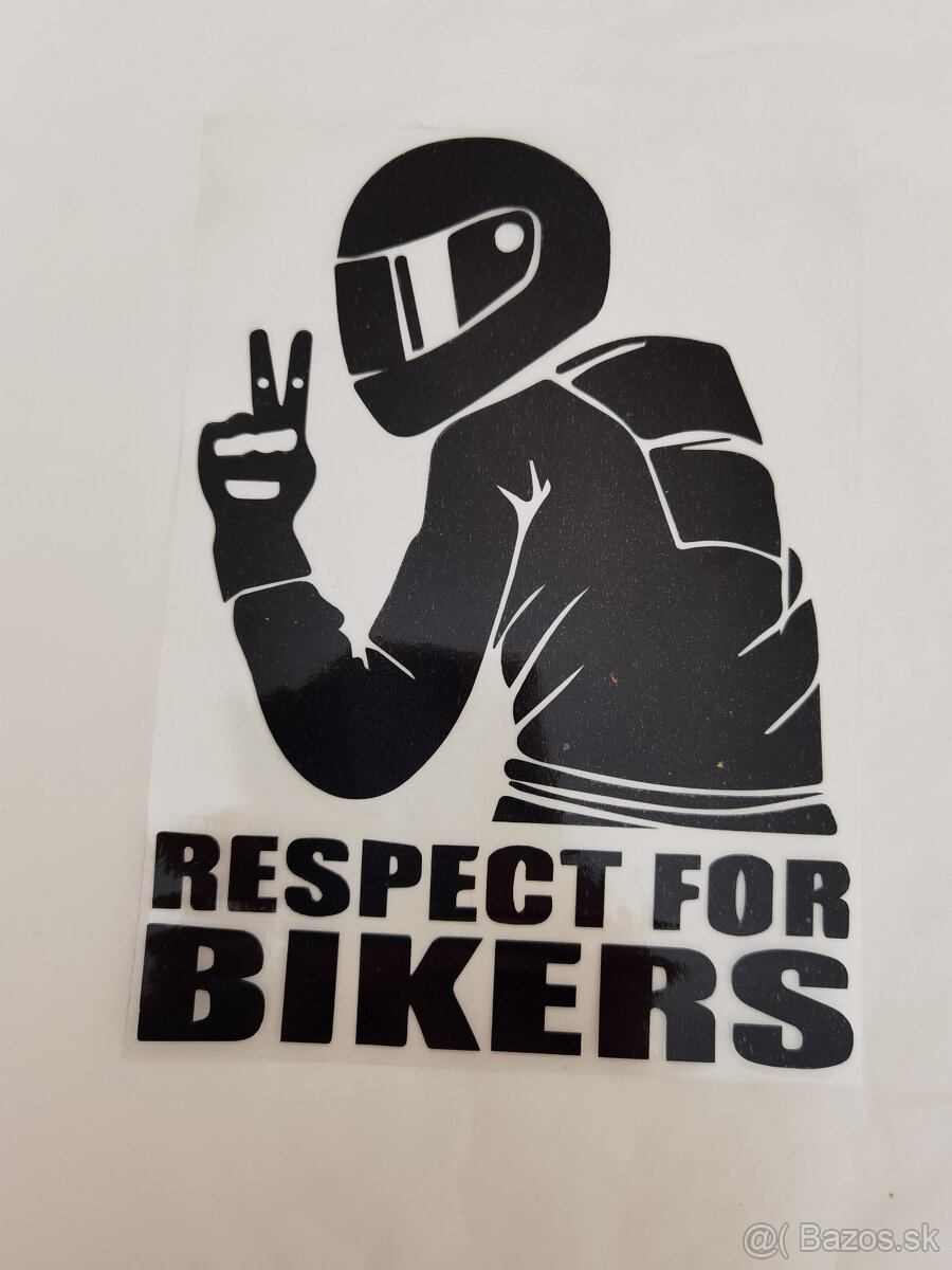 Autonálepka Respect For Bikers