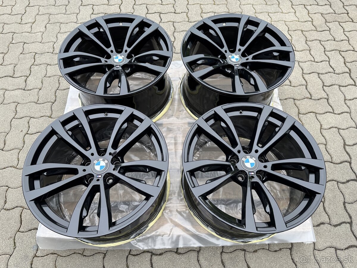 ✅ BMW originálna sada diskov r20 X5 F15 X6 F16 469M Black ✅