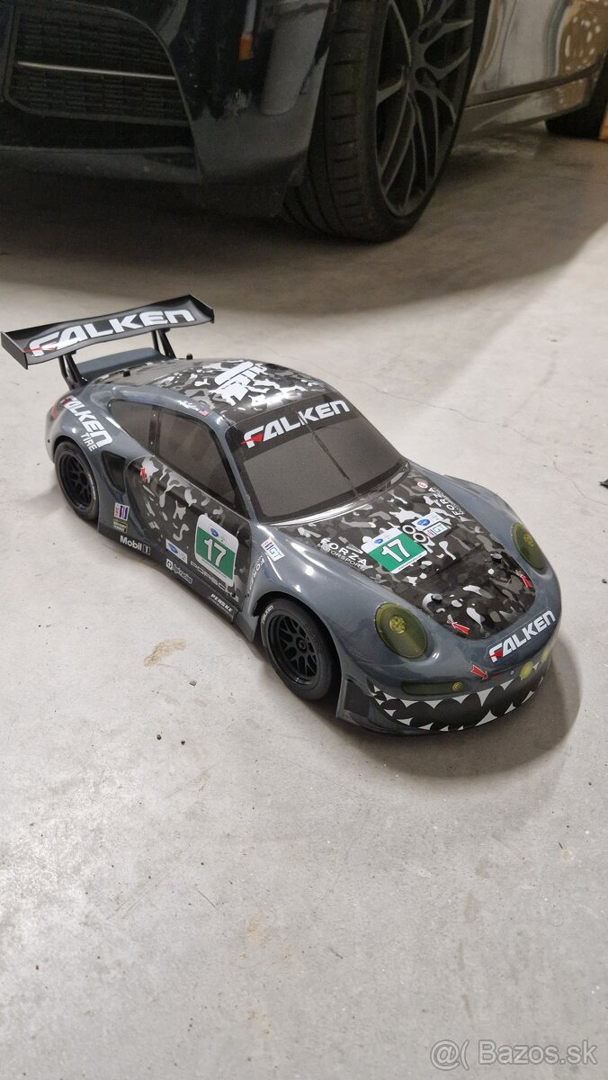 Hpi rs4 sport 3 flux porsche falken rc auto 1:10