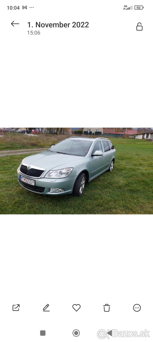 PREDAM SKODA OCTAVIA 2012 1,4tsi