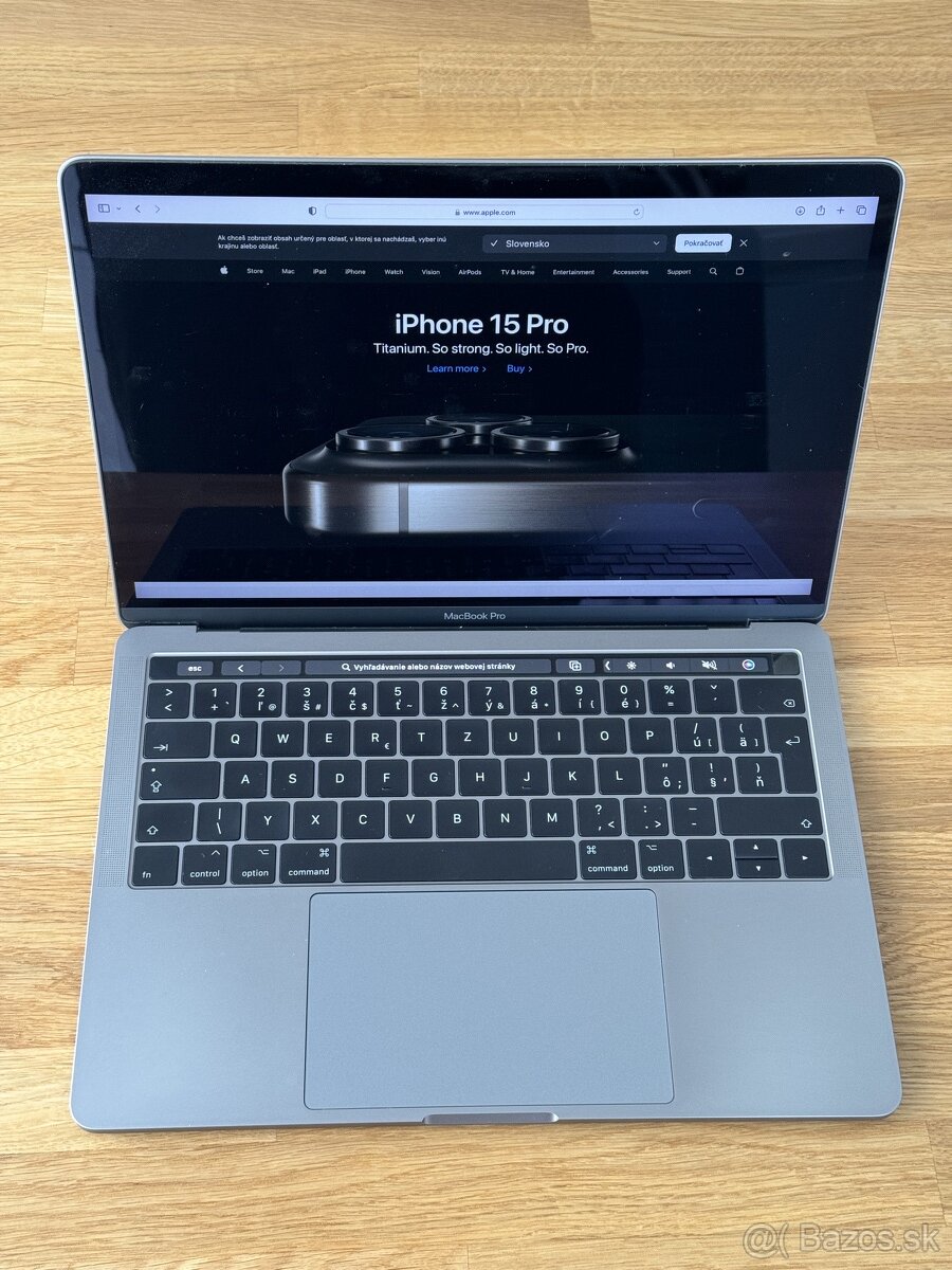 Apple MacBook PRO  13” Space Gray TouchBar