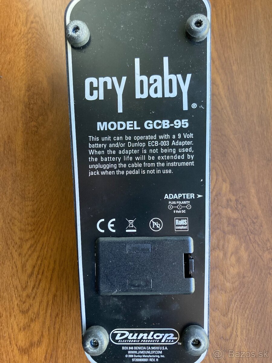 Cry Baby GCB-95 (true bypass)