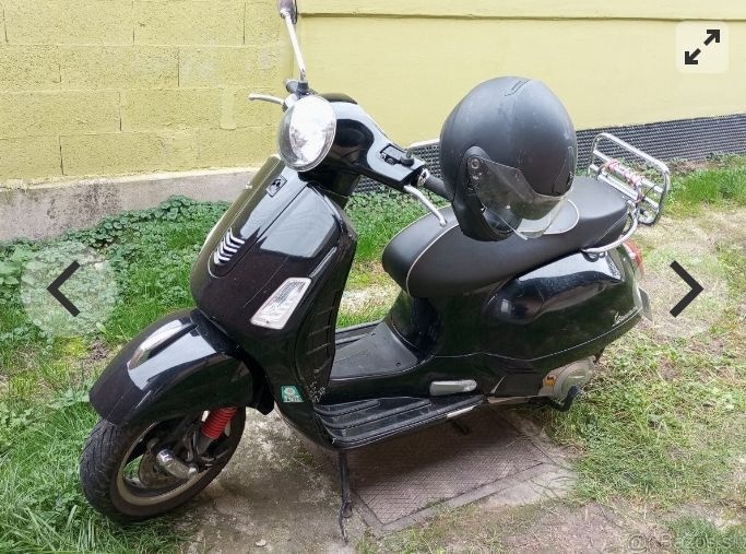 Predám skúter Vespa GTS ie 125 - rok 2016