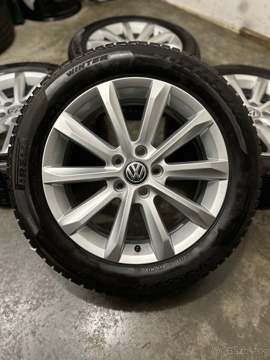 Zimná sada VW Helsinki 5x112 R17 , 215/55/17 Passat B8/TRoc