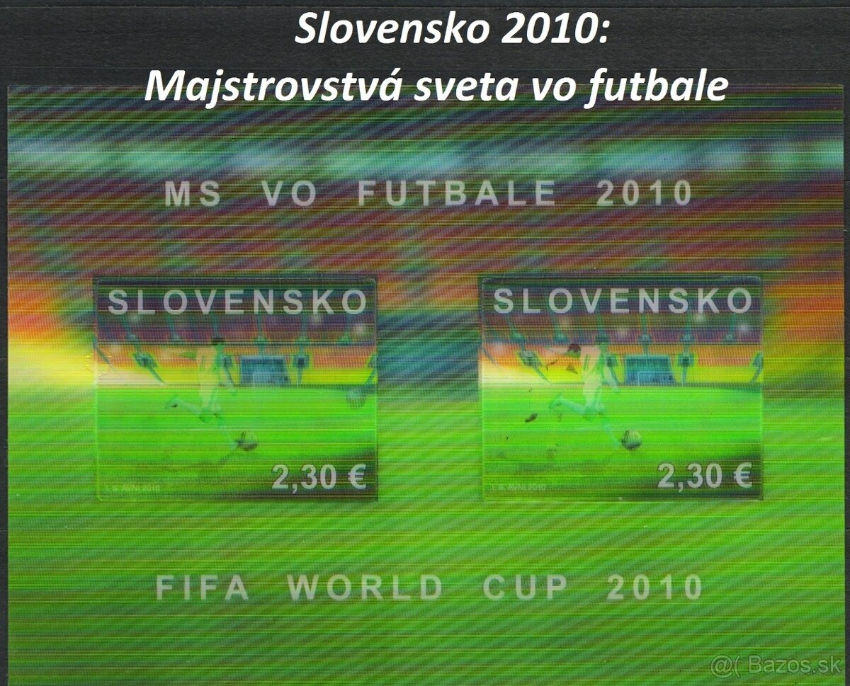 Poštové známky, filatelia: Slovensko, aršíky AA