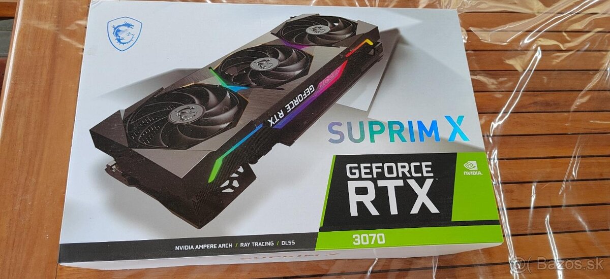 Predám grafiku MSI GeForce RTX 3070 SUPRIM X 8G