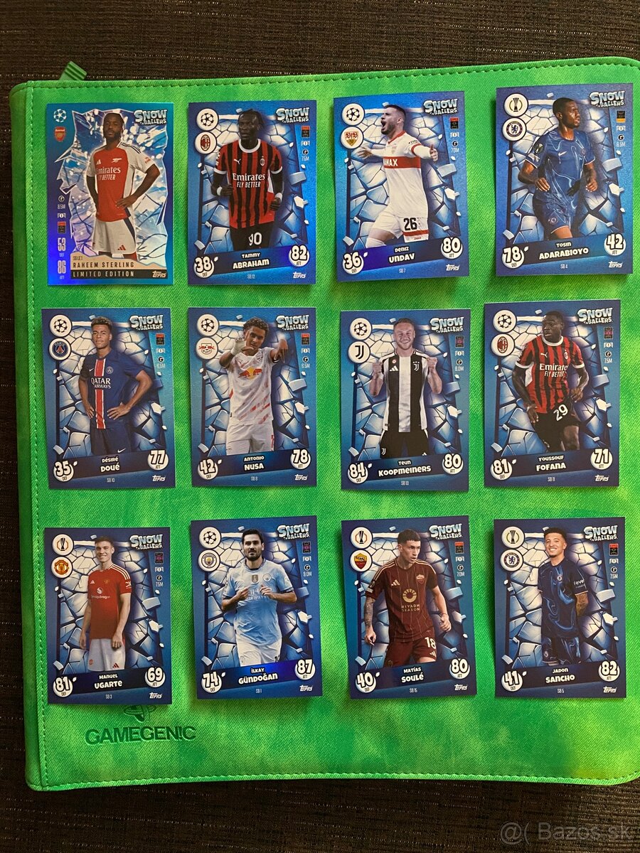 Topps match attax 24/25 update SNOW BALLERS