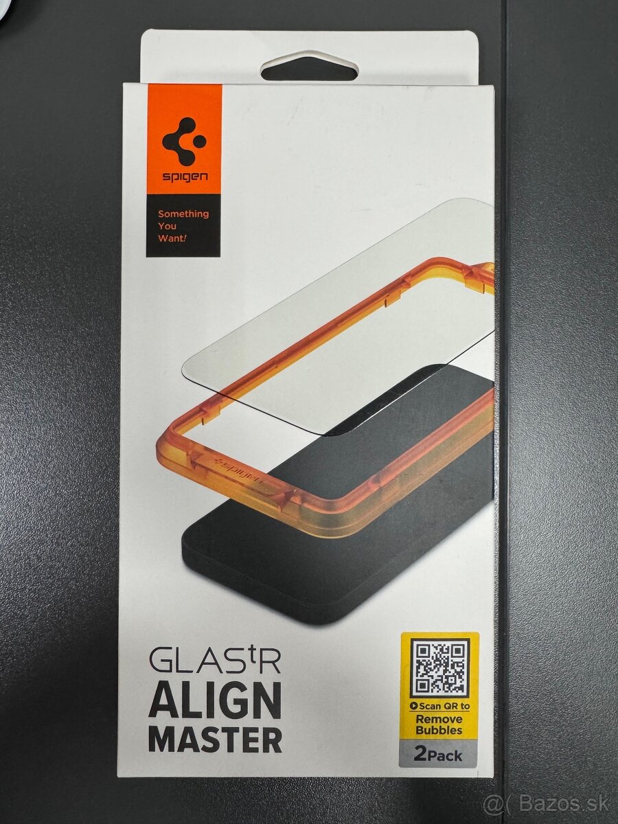 iPhone 15 Spigen Glass tR AlignMaster 2 Pack sklo nové