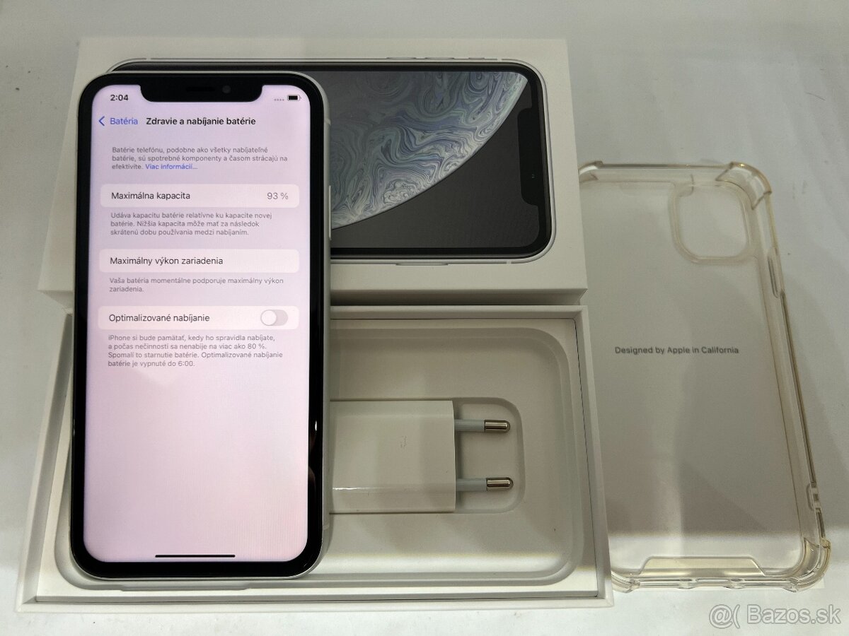 IPHONE XR WHITE 128GB ZÁRUKA - VEĽMI PEKNÝ STAV