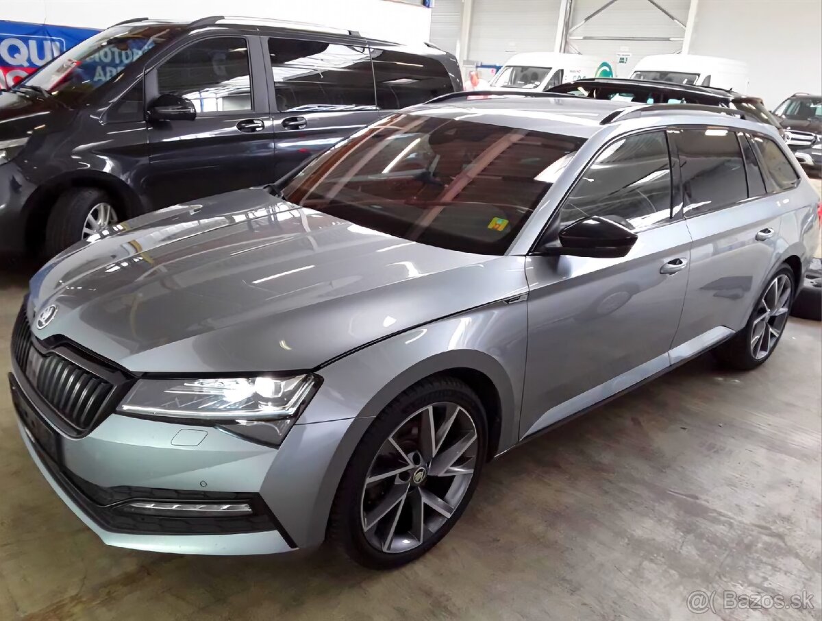 ✅️ŠKODA SUPERB SPORTLINE 2.0.TDI 147KW 4x4,WEBASTO,ŤAŽNÉ✅️