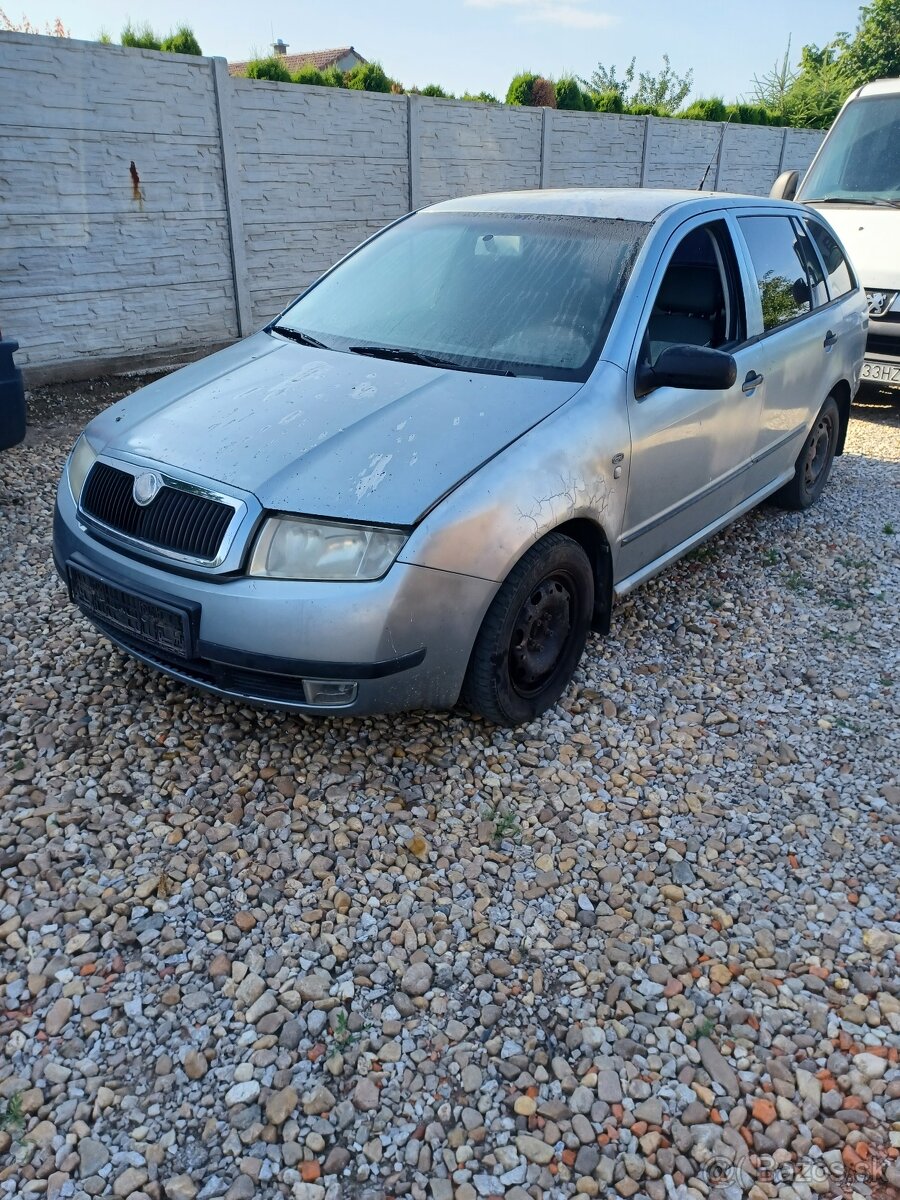 Rozpredám škoda Fabia 1.4mpi 50kw