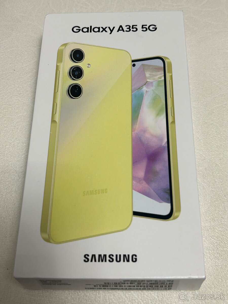 Samsung Galaxy A35 5G Lemon novy rezobaleny